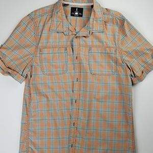 Mens I Jeans By Buffalo Button Down Short Sleeve